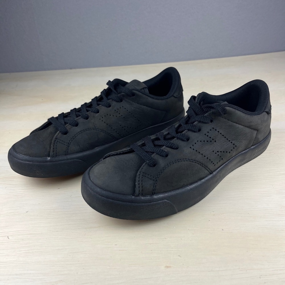 New Balance AM210GRP Mens 5 Black Nubuck Low Top Skate Shoes Sneakers